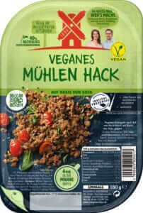 Veganes mühlen hack 180g front 1