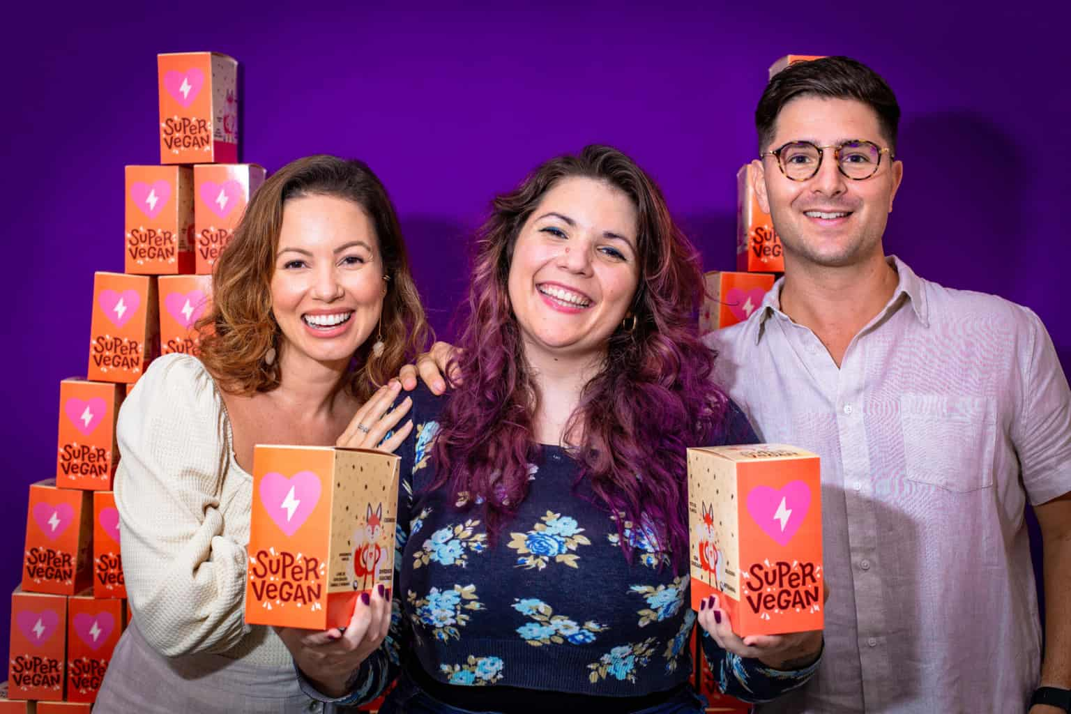 From left: Juliana Goes Wolthers (investor), Juliana Salgado Gaze (founder), & Crica Wolthers (investor and Veg Capital Latam Advisor) © Veg Capital