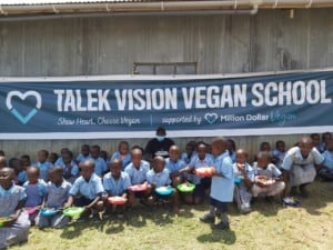 kenya distribution de repas végane