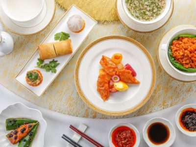 香港朗廷酒店唐阁餐厅的「康皇素食」