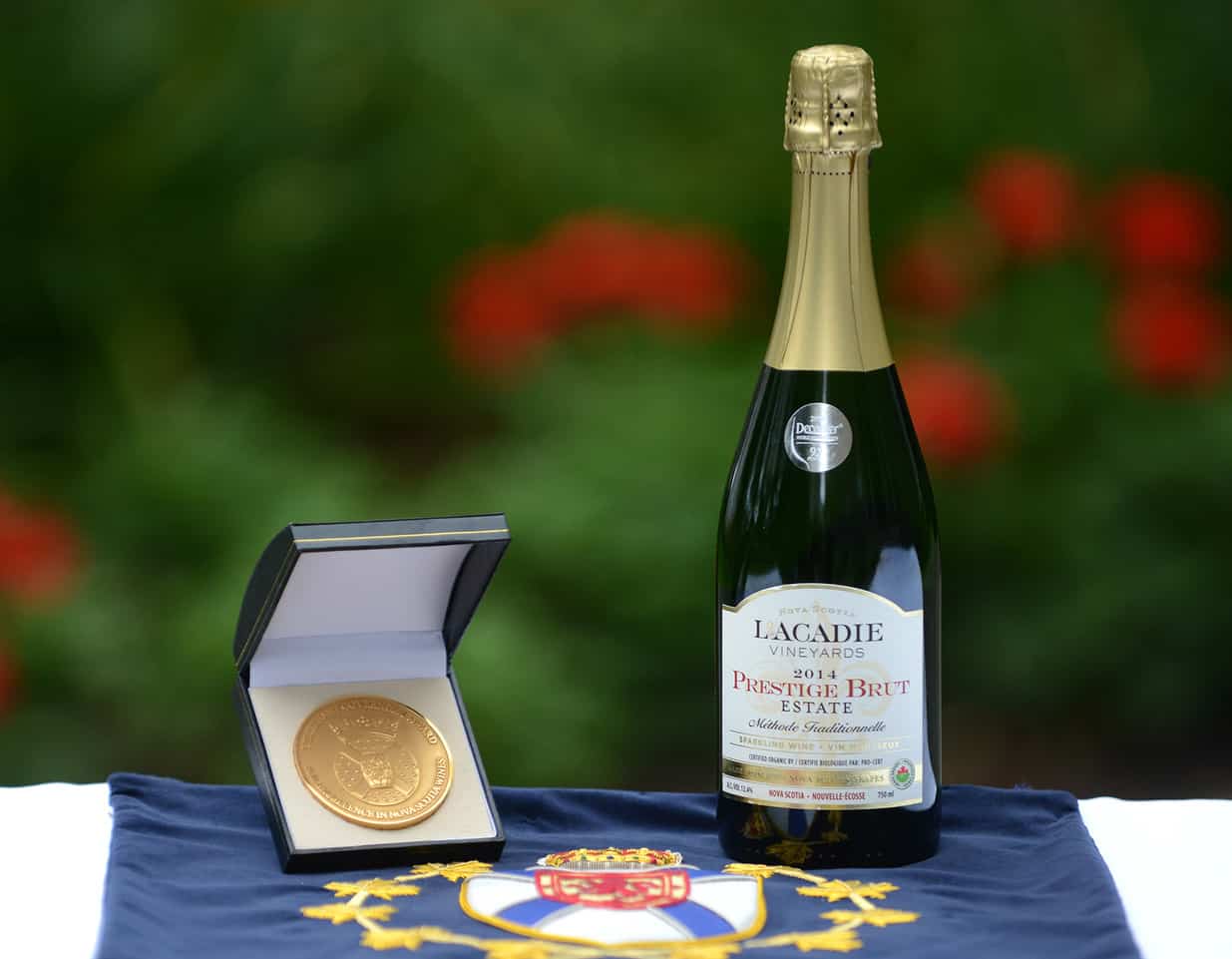 2021 Lieutenant Governor's Award for Excellence in Nova Scotia Wines - L'Acadie Vineyards - 2014 Prestige Brut Estate