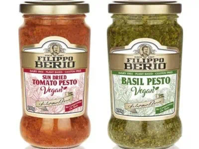 vegan basil and sundried tomato pesto