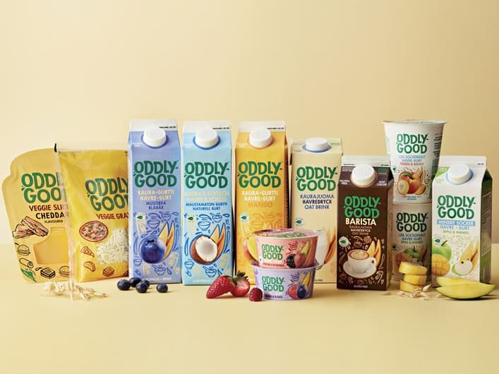 Oddlygood Global Product Range Oat Milk