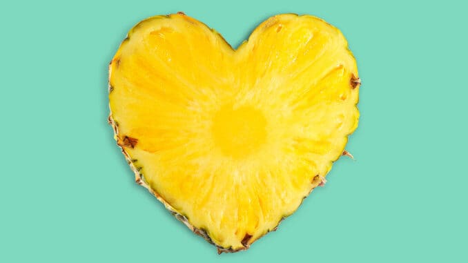 Pineapple love heart Pineapple love heart