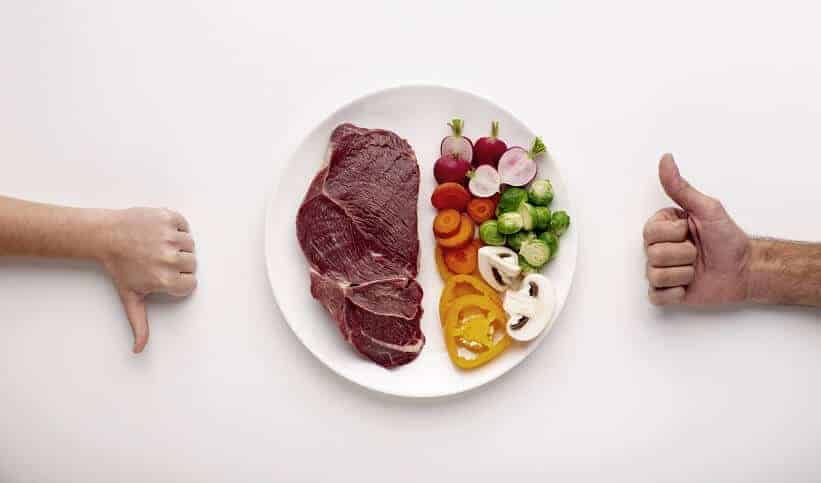 meat vs vegetables