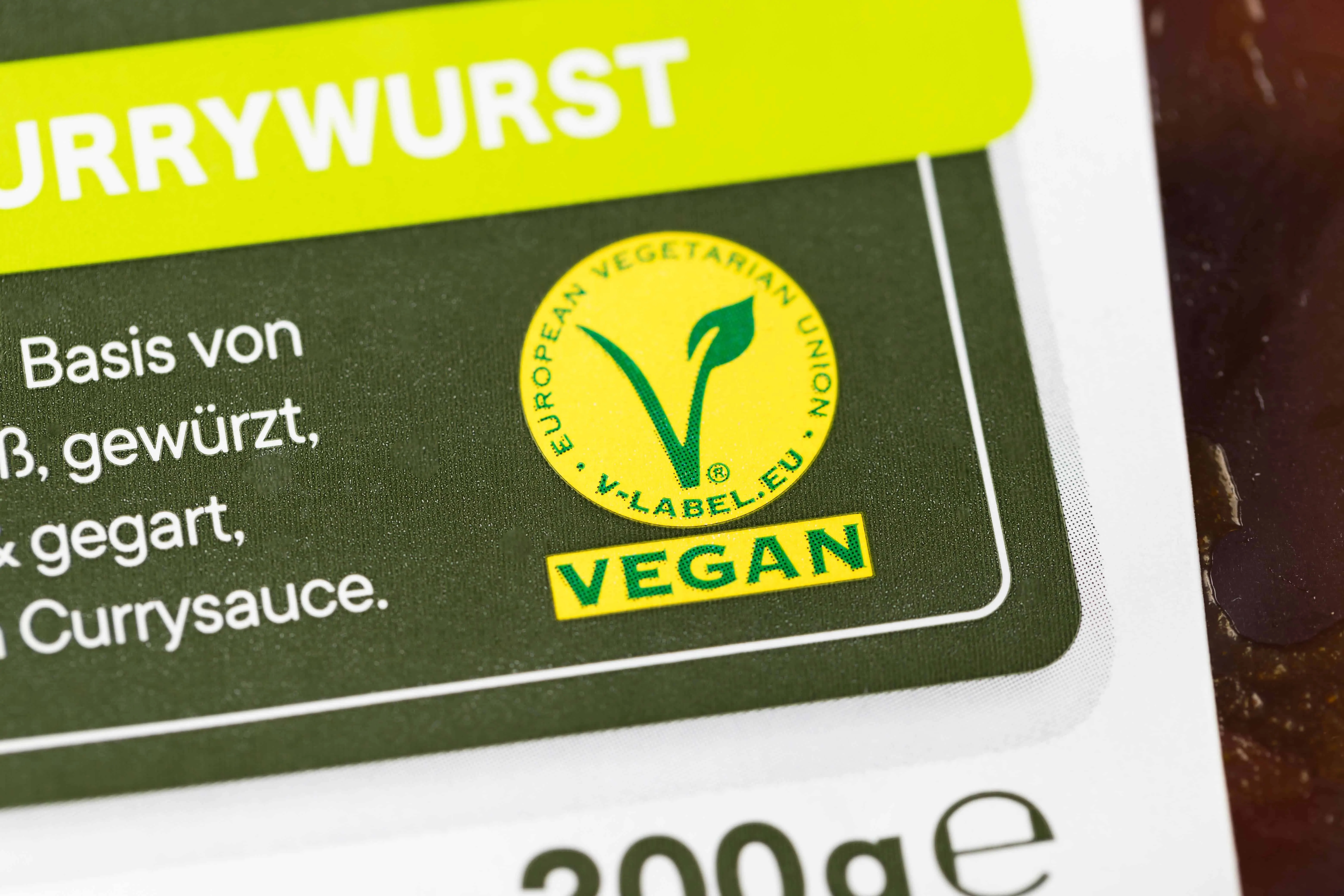 vegan German label