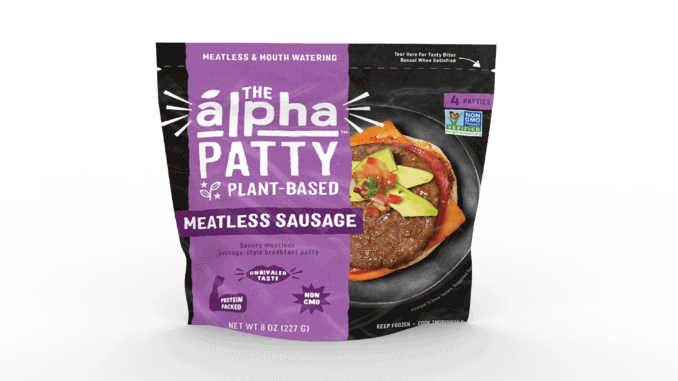Alpha Foods The Alpha Meatless Sausage Patty Alpha Foods The Alpha Meatless Sausage Patty