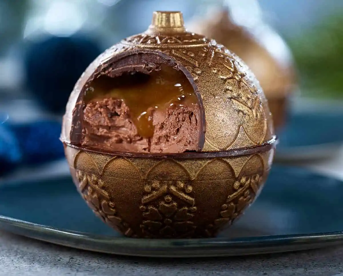 asda's vegan christmas offering chocolate bauble