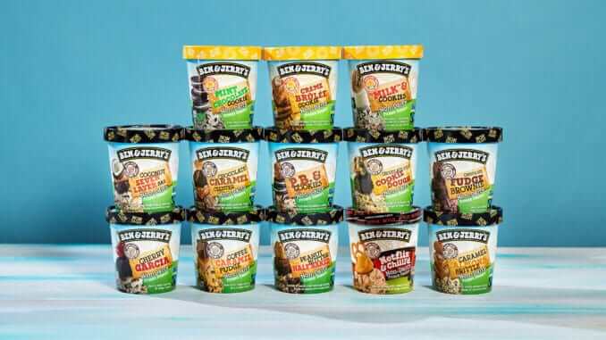 Ben & Jerry's sunflower Butter-Based Lineup Ben & Jerry's sunflower Butter-Based Lineup