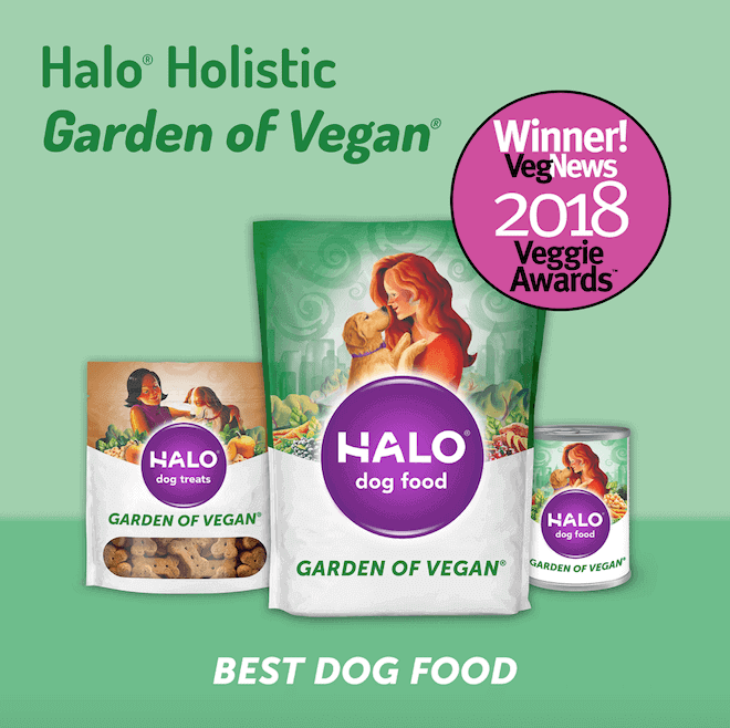 Winners of Best Dog Food - Halo® Holistic Garden of Vegan