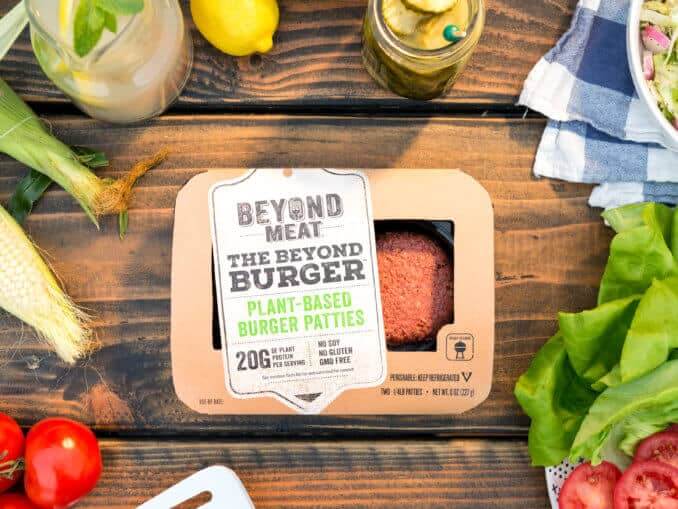 Verpackung vom Beyond Burger