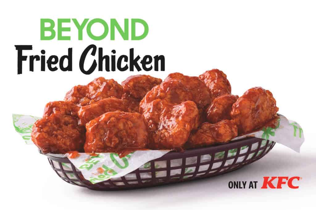 Beyond Fried Chicken nuggets with sauce