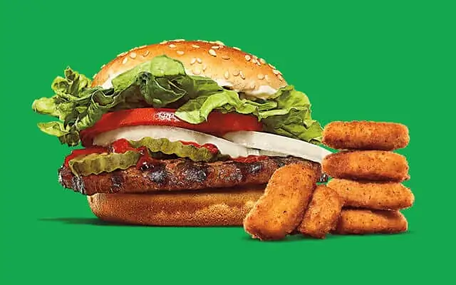 burger king israel plant-based whopper burger