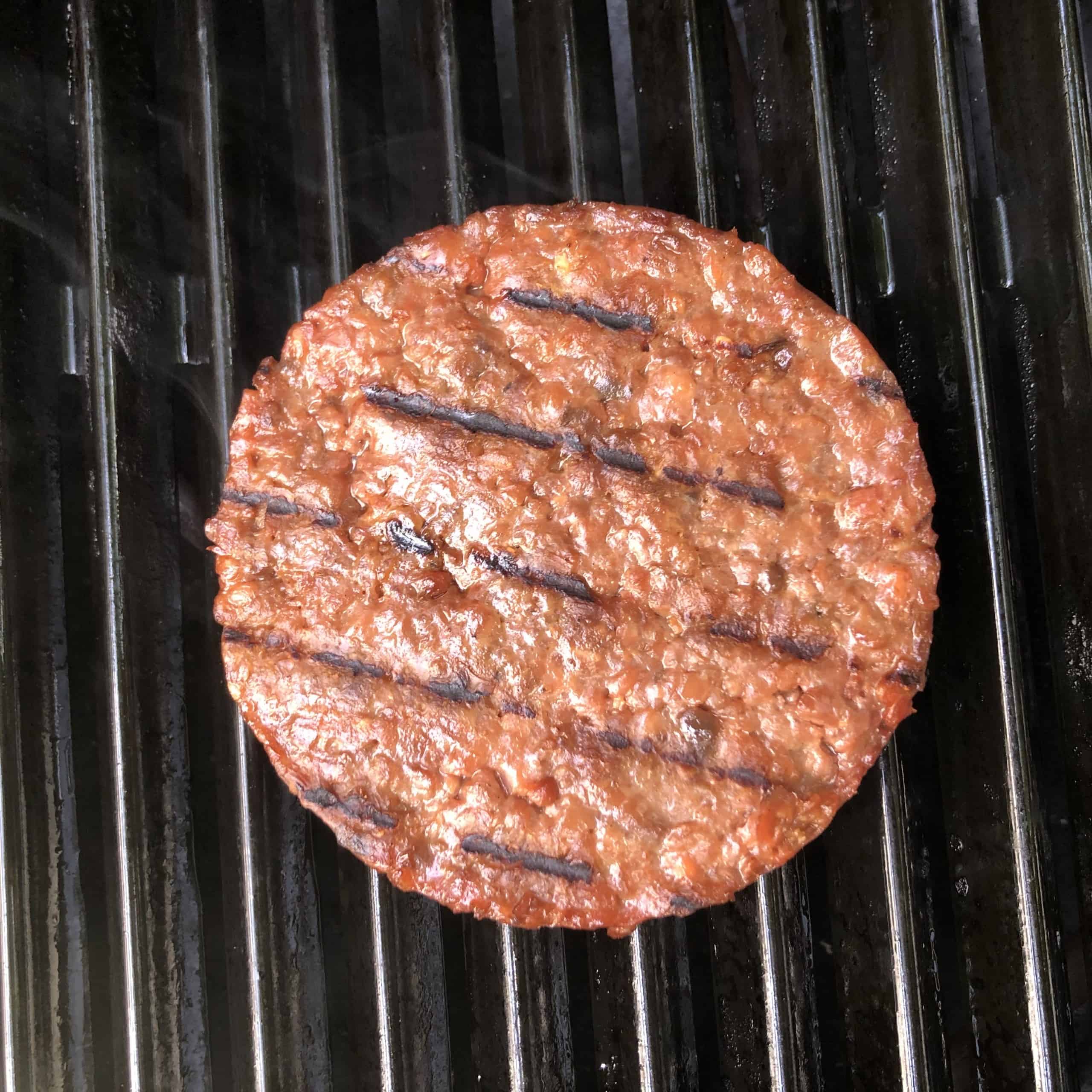 Burger patty, the Mushroom Meat Co