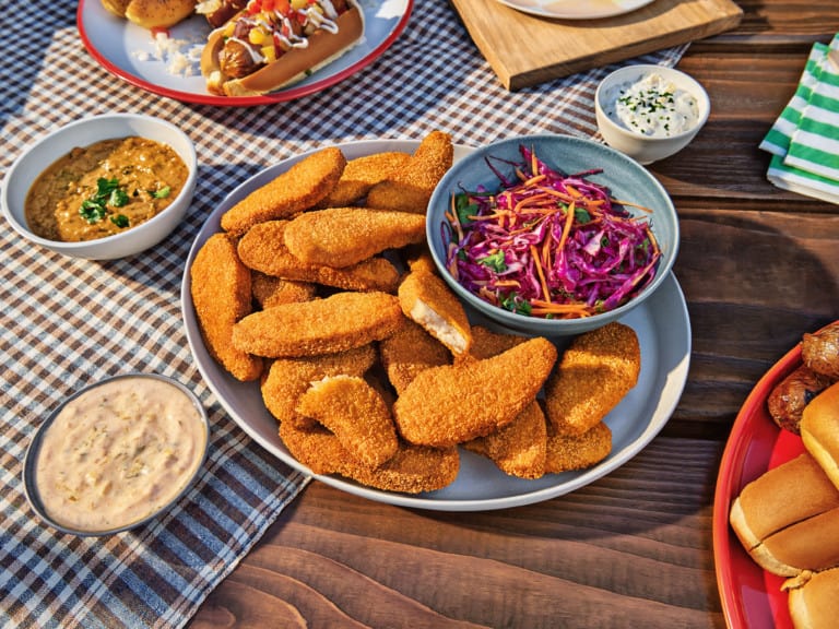 impossible chicken tenders made from plants