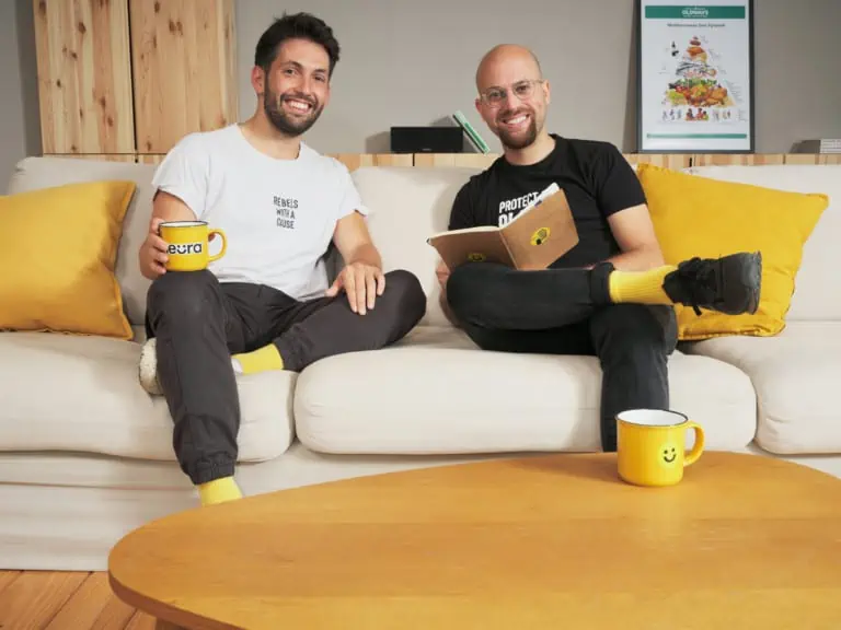 Marc Coloma and Bernat Ananos, Heura founders