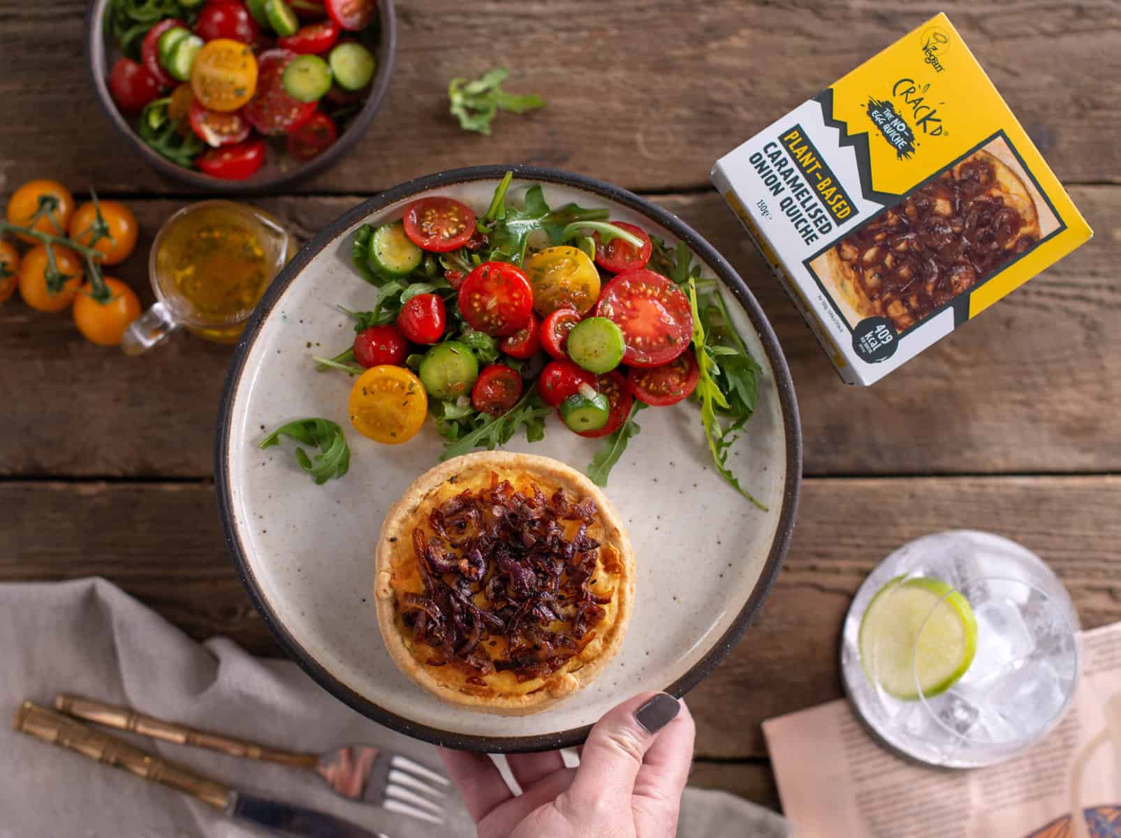 Crackd The No-Egg Quiche launches in Tesco