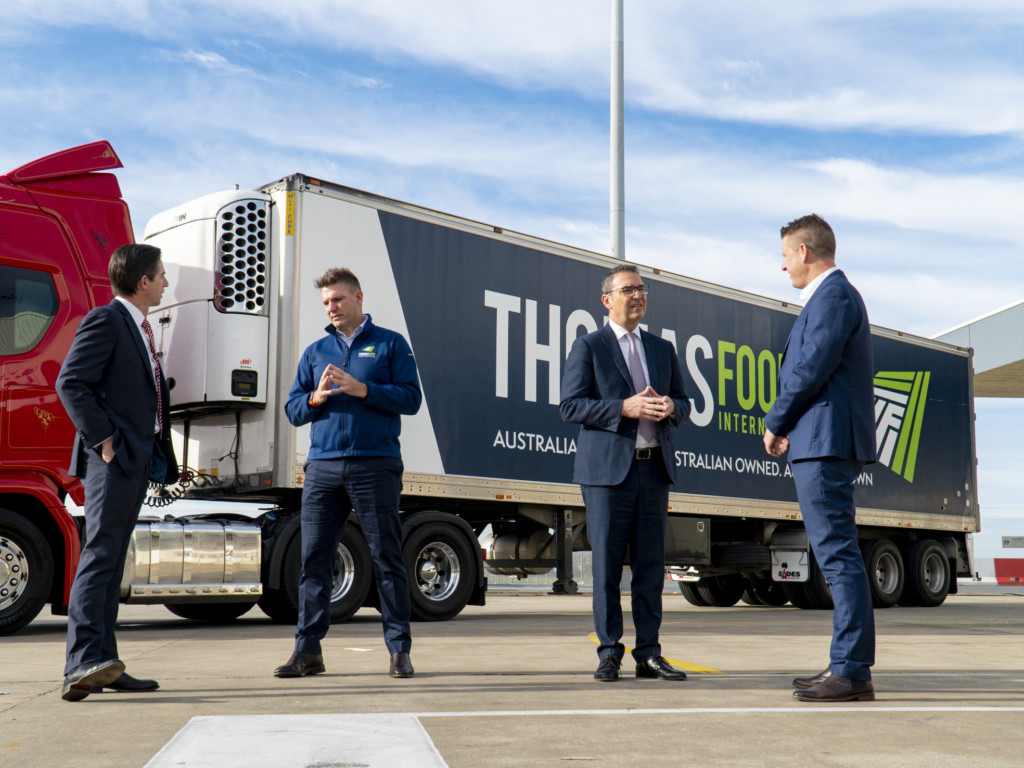 South Australia Simon Birmingham and Thomas Foods