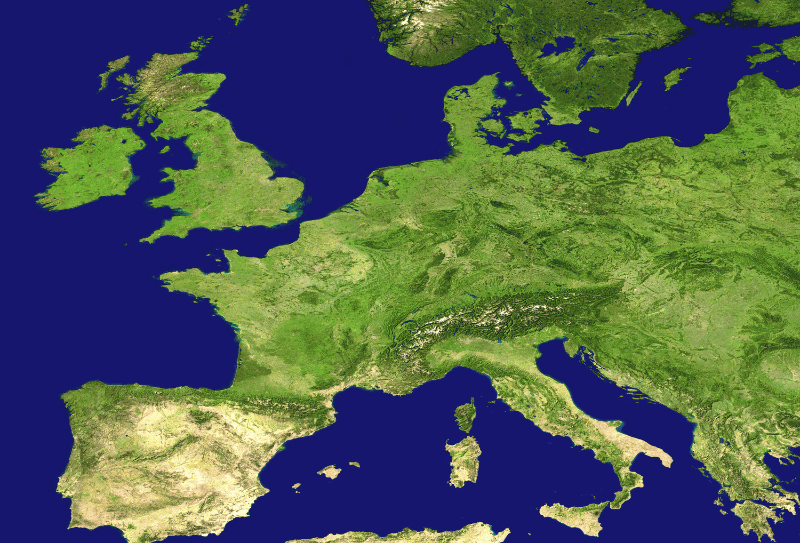 Europe map