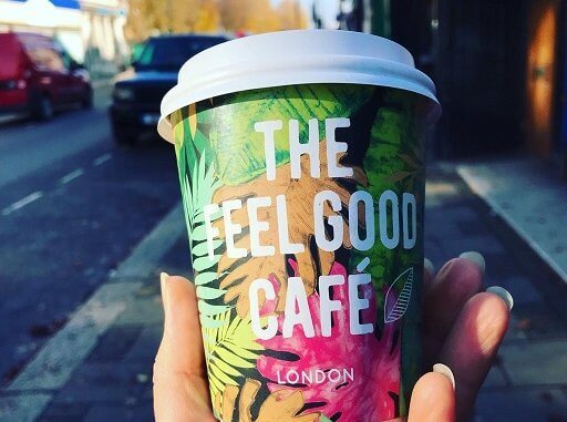 Feel Good Cafe coffee cup Feel Good Cafe coffee cup