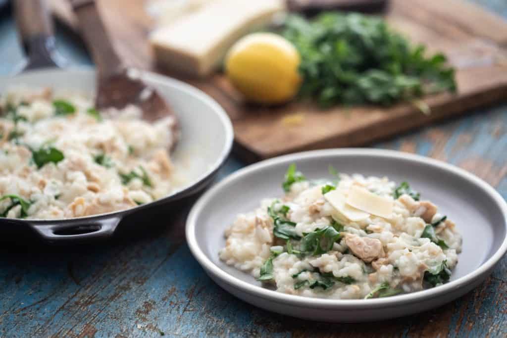 Fish Risotto with Lemon and Arugula Good Catch