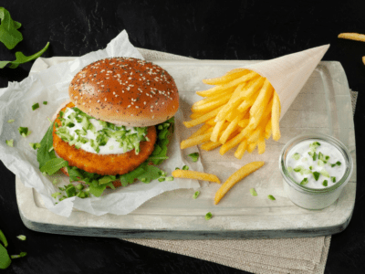 Schouten fishless burger