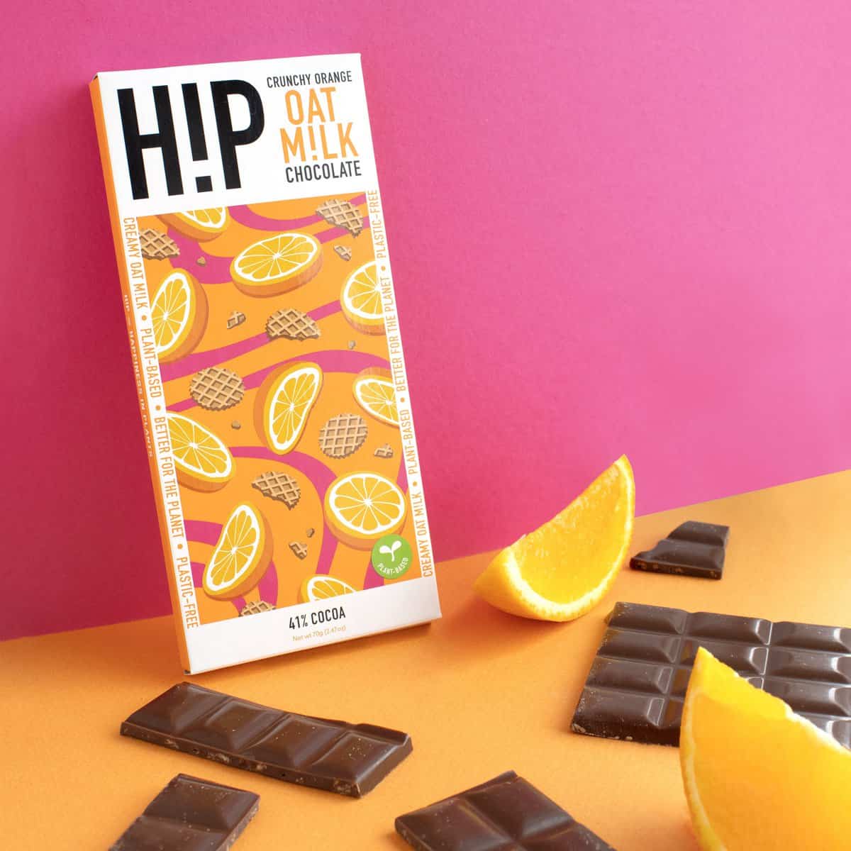James Cadbury's H!P Launches Oat MilkBased Crunchy Orange Chocolate