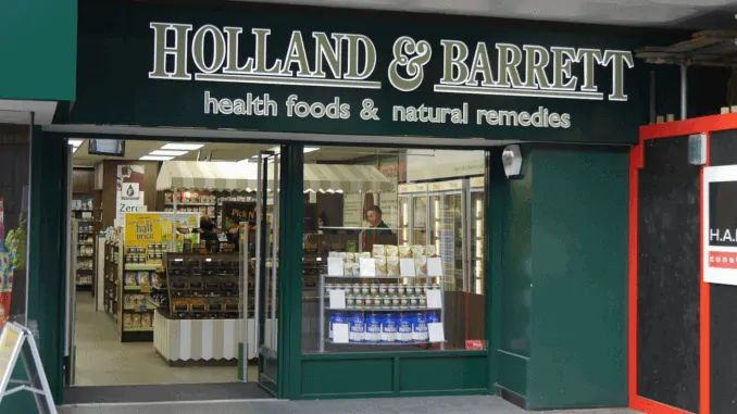 Holland & Barrett superstore