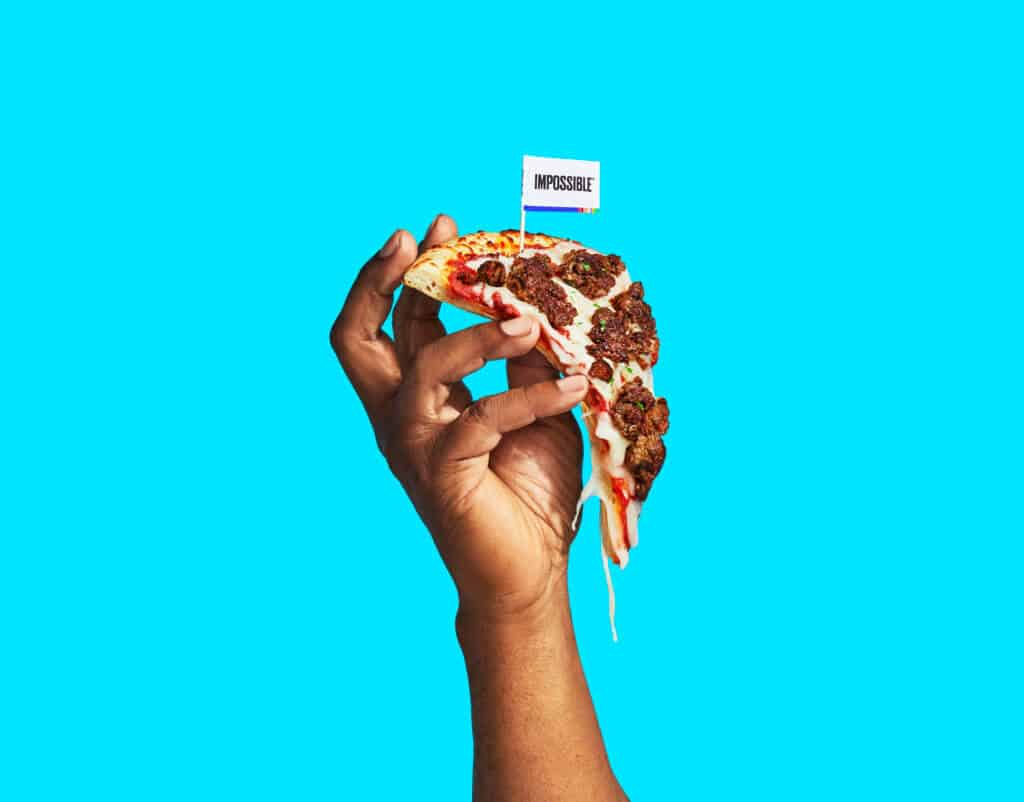 Impossible Foods pizza