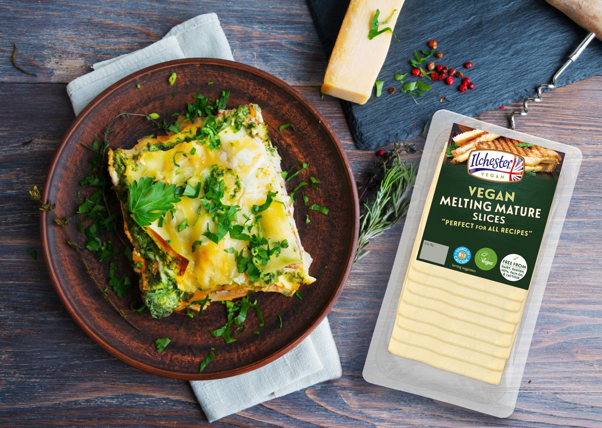 Ilchester's "Best Melting Vegan Cheeze" Now in Slices at Sainsbury's