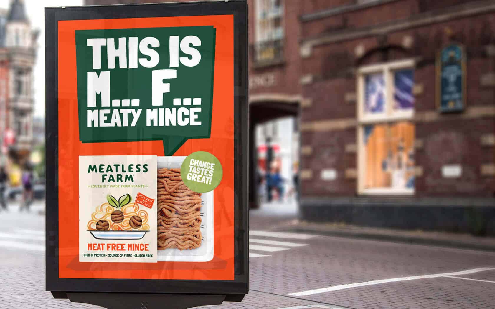 Meatless Farm ad