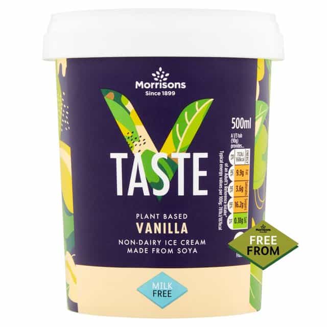 Morrisons V Taste ice cream