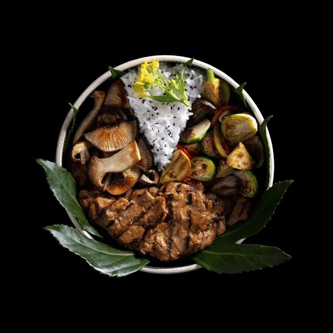 Next Meats skirt steak bowl