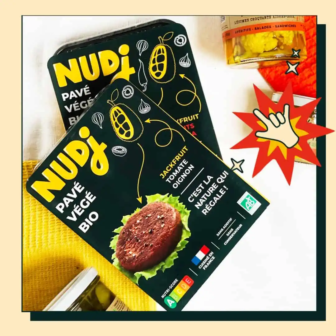 Nudj jackfruit burgers