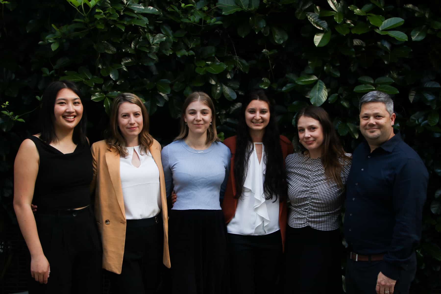 new zealand's biotech company opo bio's team in a photo shoot outdoors