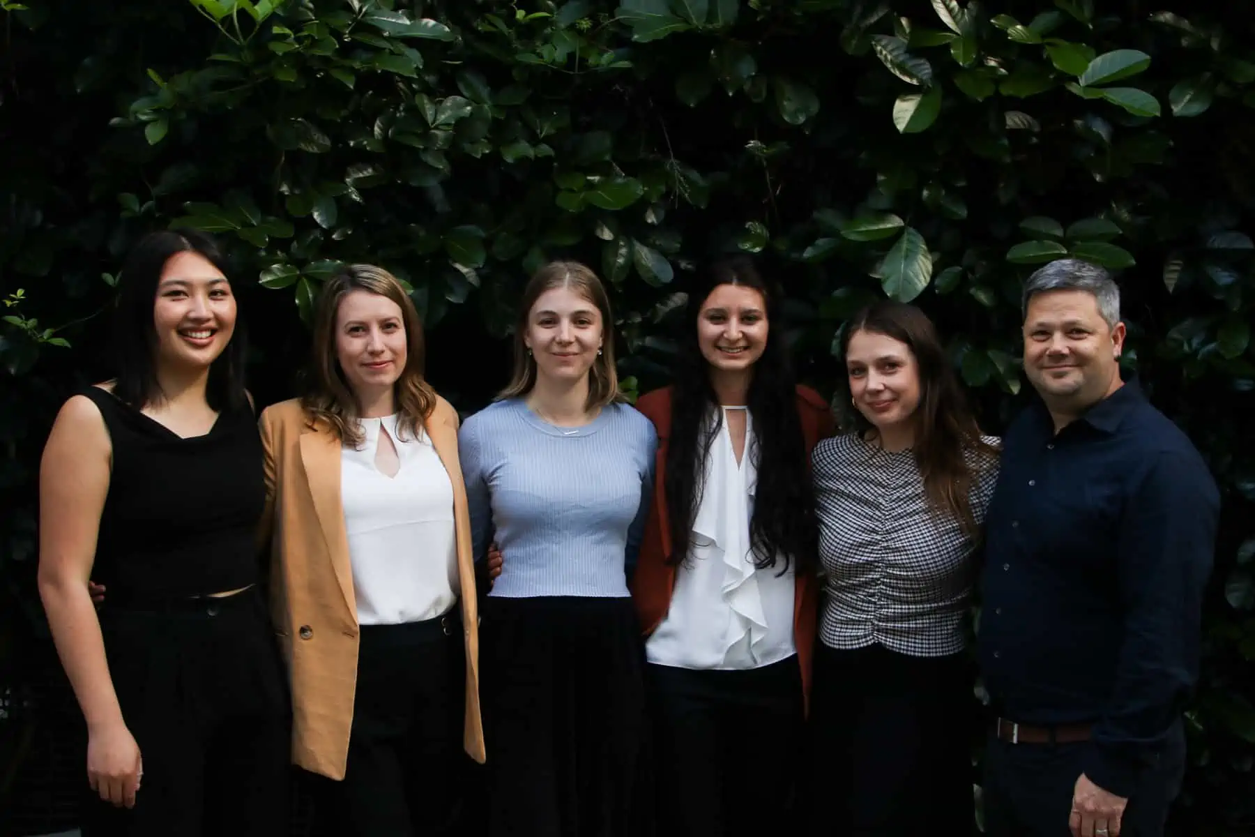 new zealand's biotech company opo bio's team in a photo shoot outdoors