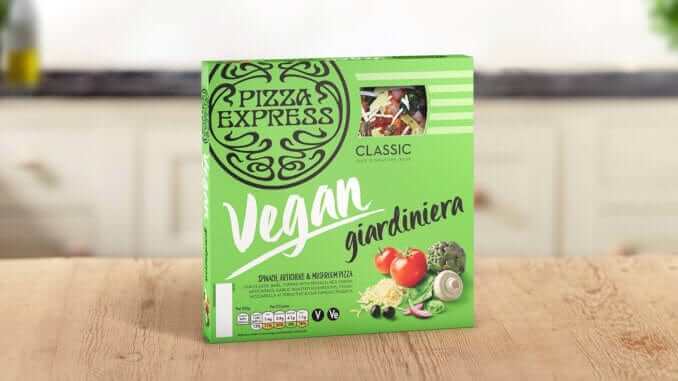 Pizza Express vegan Tiefkühlpizza