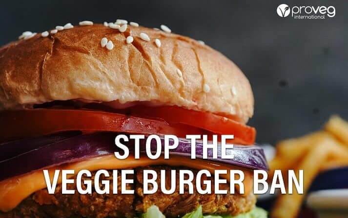 ProVeg veggie burger ban