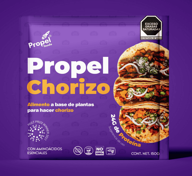 Propel Foods chorizo pack shot