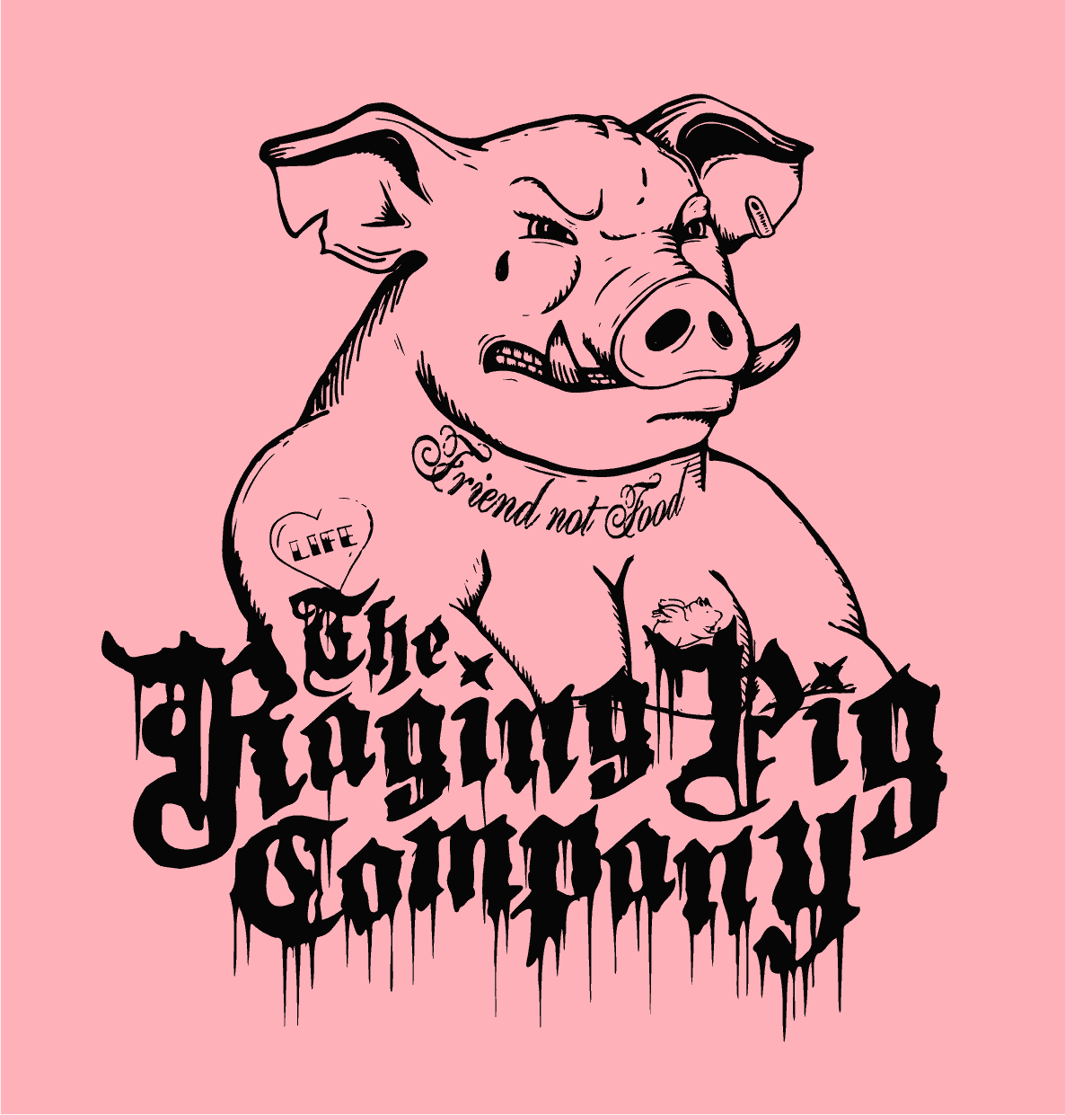 Raging Pig logo