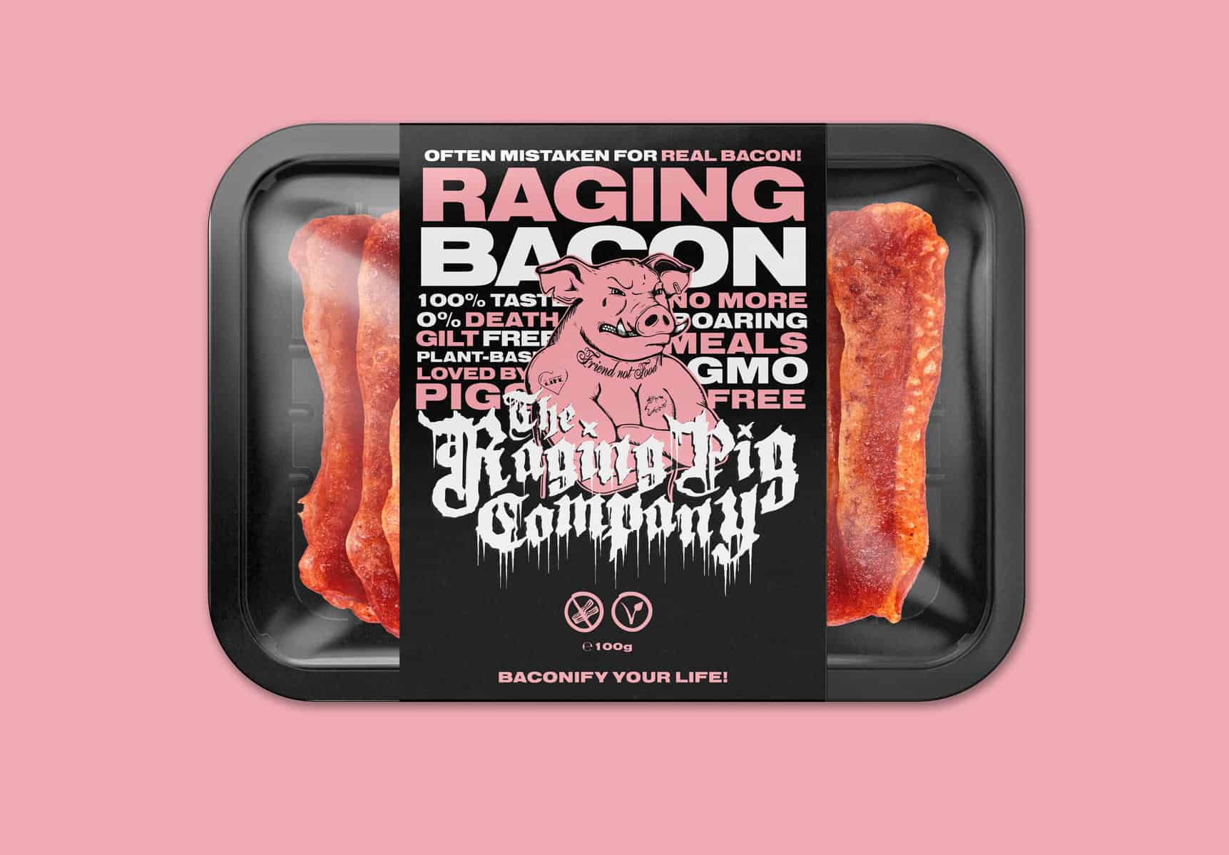 Raging Pig bacon pack shot