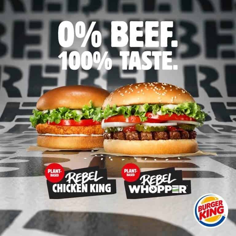 Burger King's PlantBased Rebel Burger Now Available in 2,500 Locations