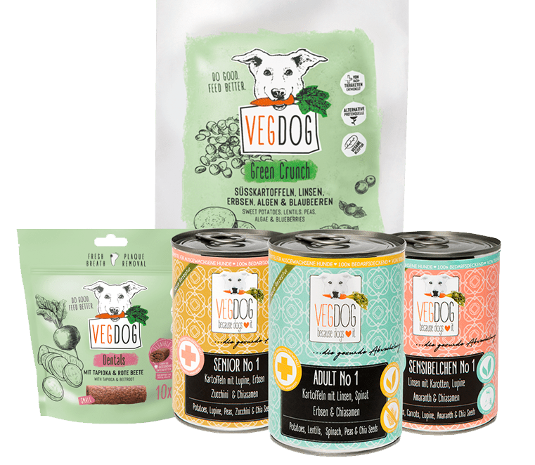 veg dog German pet food startup's product range