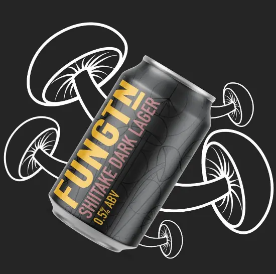 Shiitake_beer_mushrooms