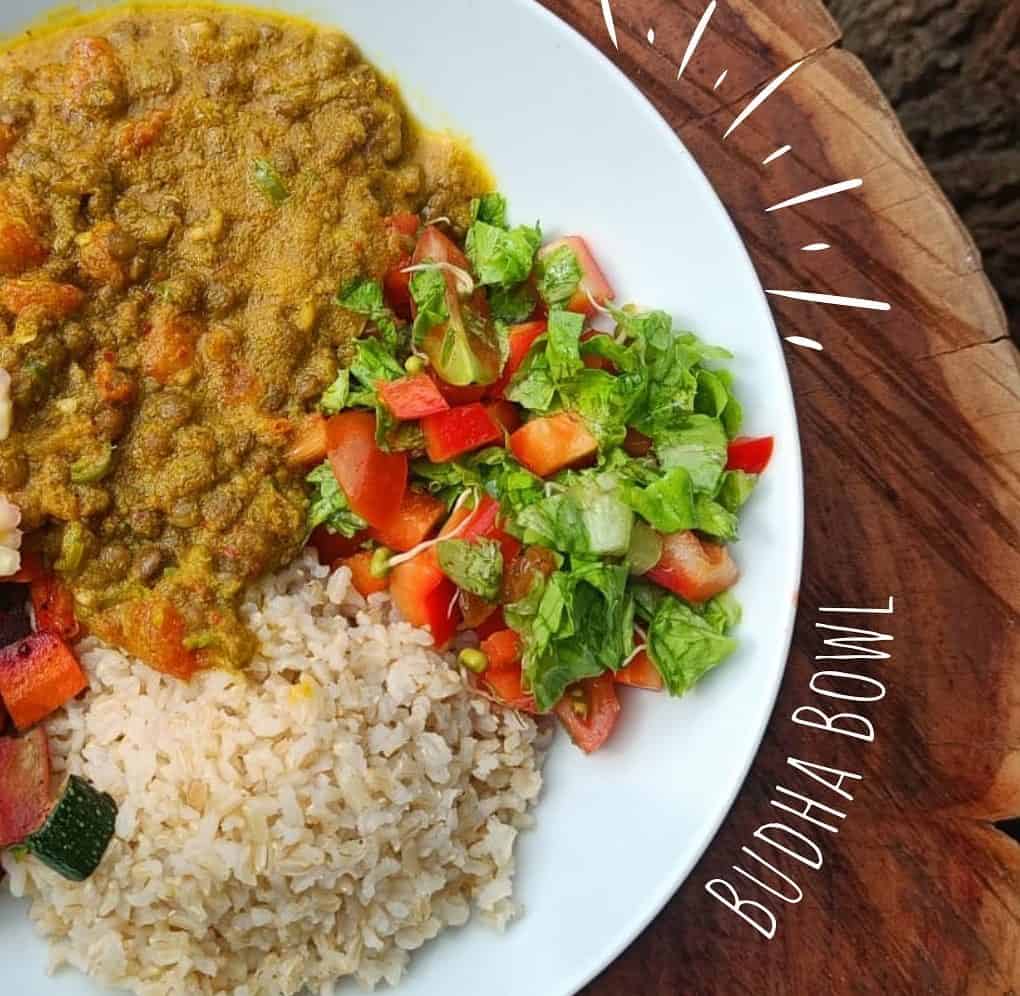 simi's world vegan healthy dish