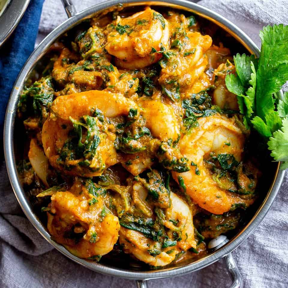 vegan india's restaurant shrimp curry dish