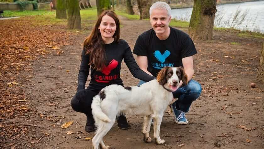 Veganuary founders Matthew Glover & Jane Land