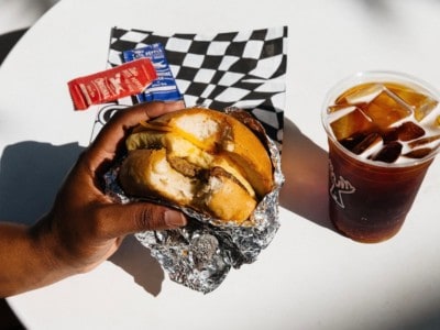 Alfred Impossible Sausage Sandwich