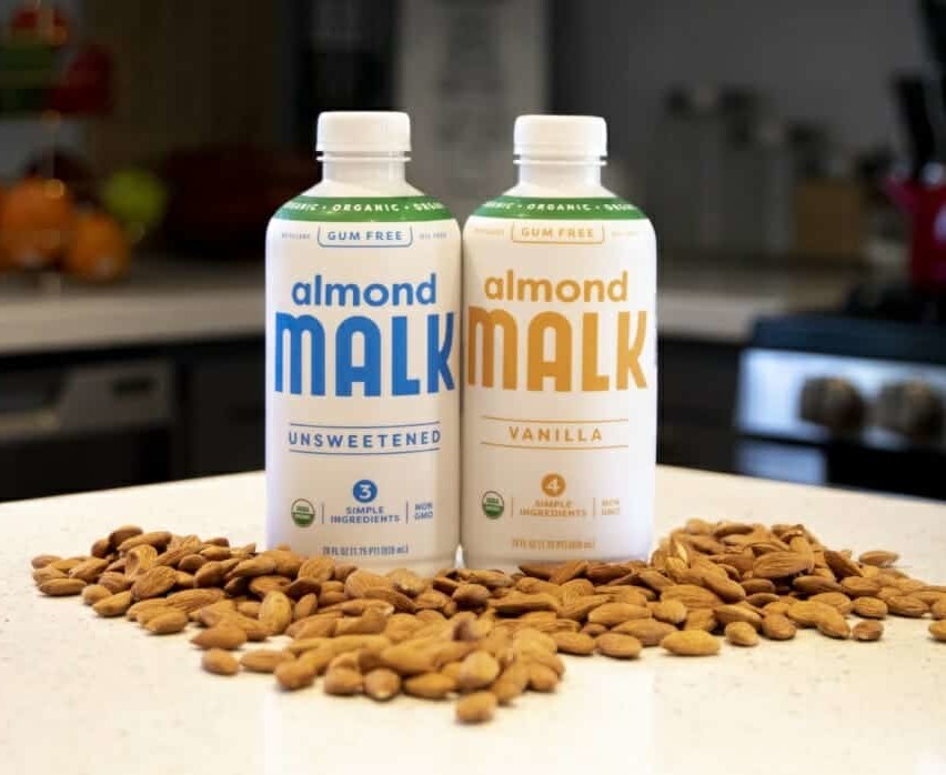 almond drinks by MALK Organics