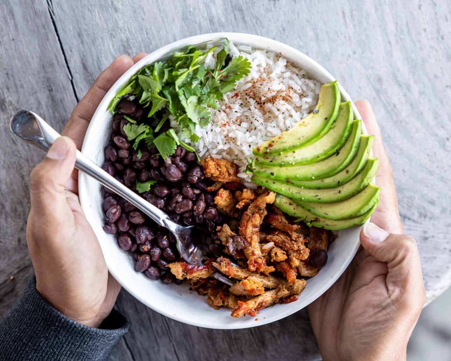 Vegan Carnitas Healthy Bowl